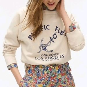 Jcrew Sweatshirt XXS Pacific Fleet